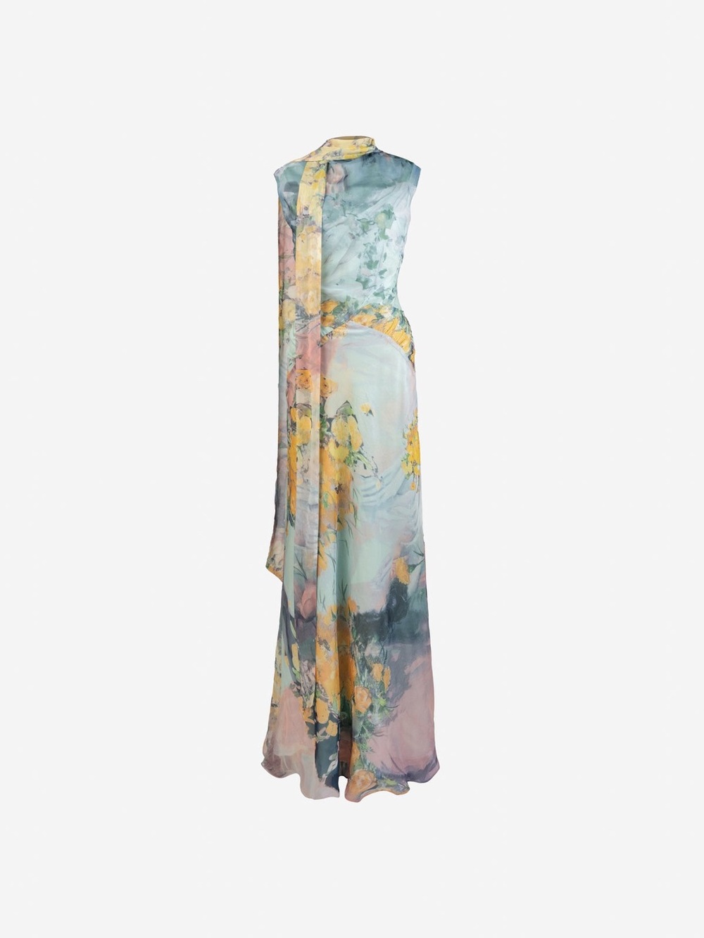 NWT Yellow The Label VIOLA MAXI DRESS — RENAISSANCE (SMALL)